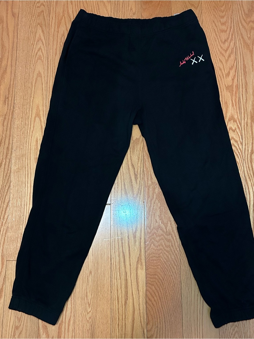 Uniqlo x Kaws + Warhol Black Sweatpants